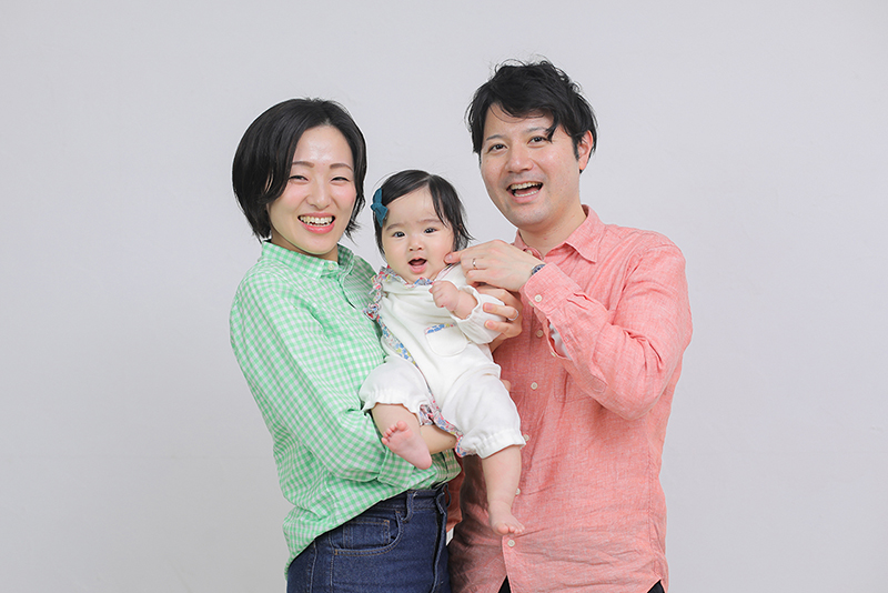 家族写真 スタジオ撮影