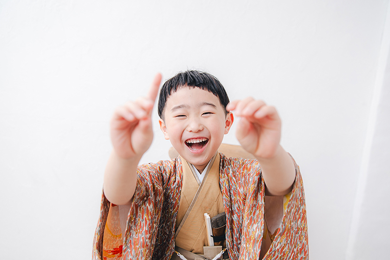 七五三撮影 和装 男の子 おしゃれなスタジオ