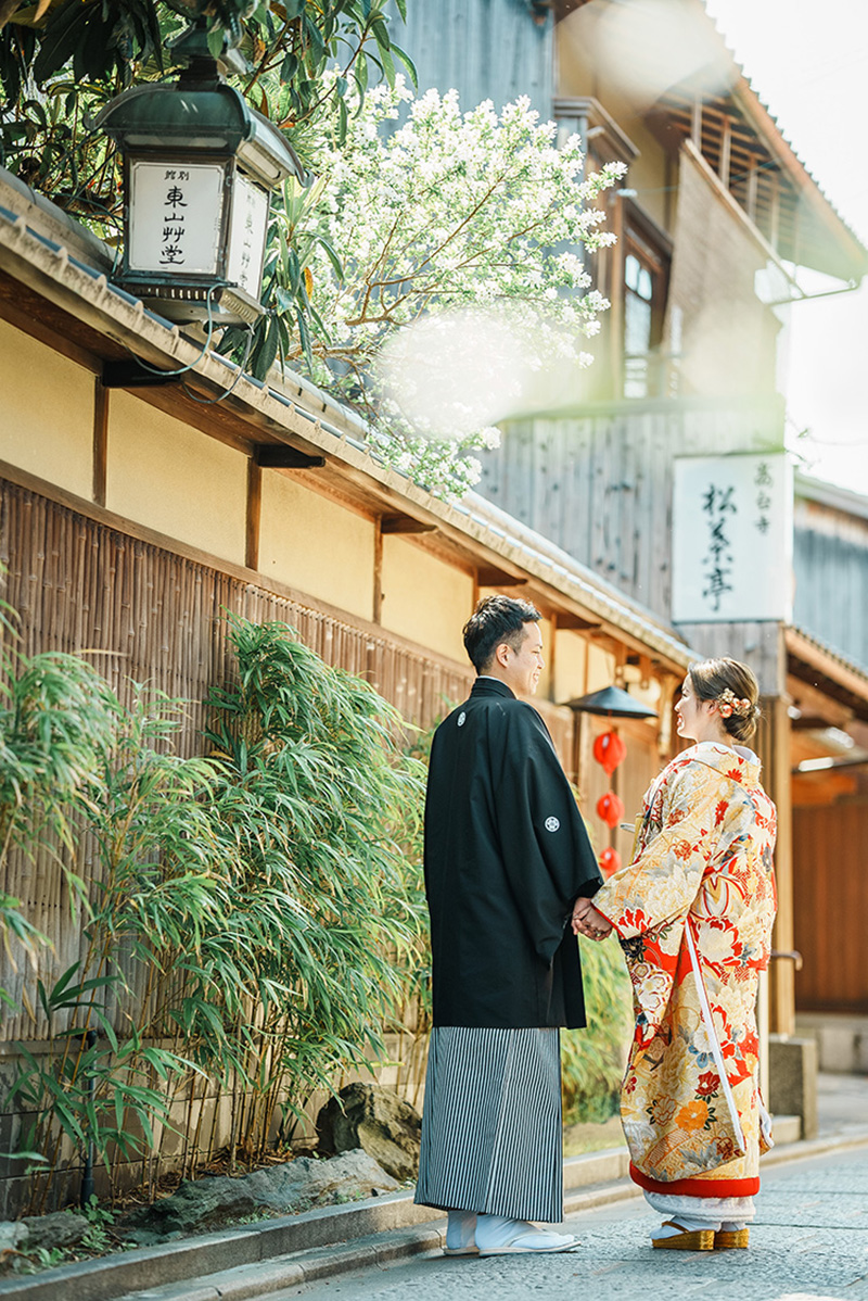 京都で結婚写真