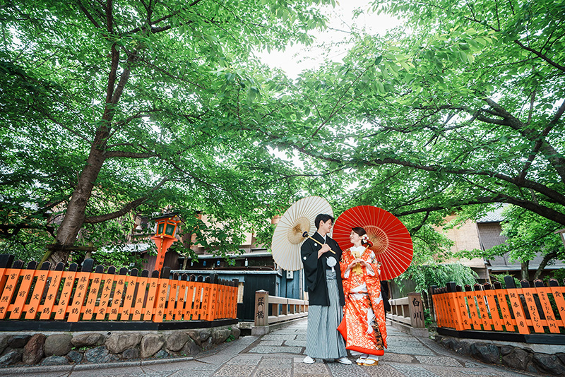 京都 祇園 フォトウェディング