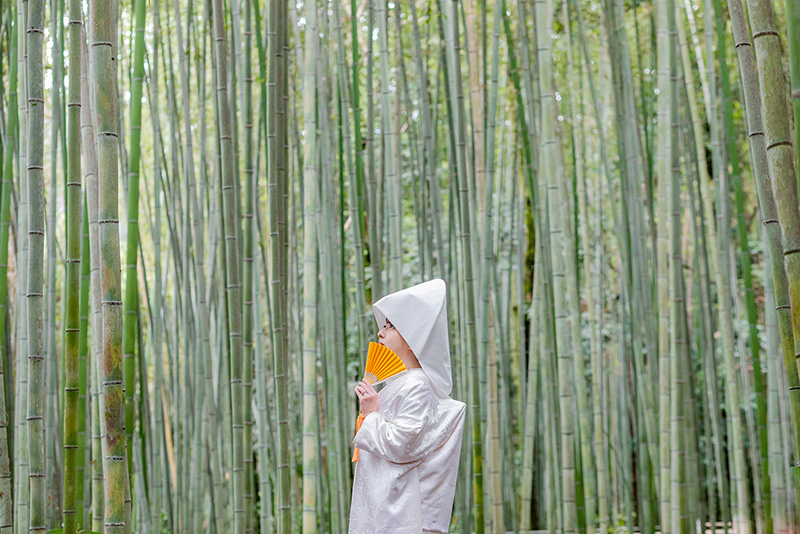 京都 竹林 和装前撮り
