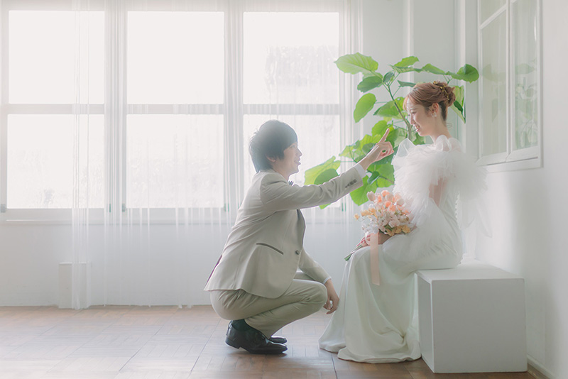 大阪 前撮り スタジオ撮影